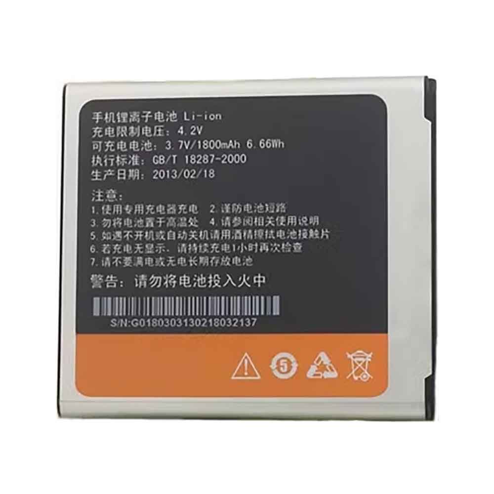 Batería para Gionee GN206 GN700T C700 C800 GN700W